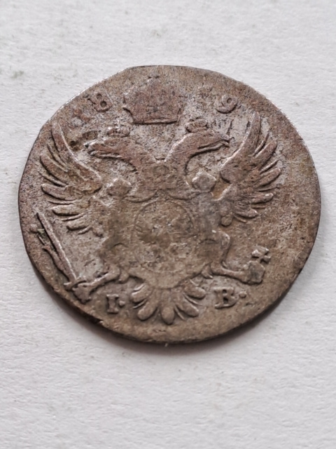 Królestwo Kongresowe 5 Groszy Polskie 1819 r Królestwo Kongresowe 5 Groszy Polskie 1819 r