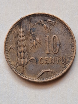Litwa 10 Centai 1925 r