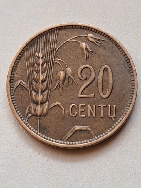 Litwa 20 Centu 1925 r Litwa 20 Centu 1925 r