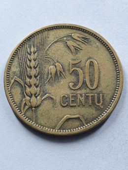 Litwa 50 Centu 1925 r