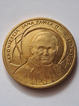2 zł Kanonizacja Jana Pawła II 2014 r