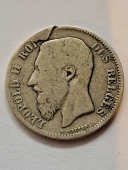 Belgia 50 Cent Leopold II 1899 r