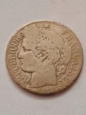 Francja 1 Frank Trzecia Republika 1881 r Francja 1 Frank Trzecia Republika 1881 r