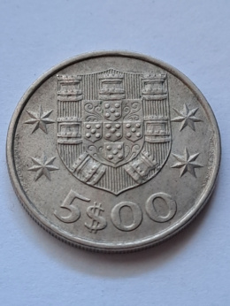 Portugalia 5 escudo 1979 r