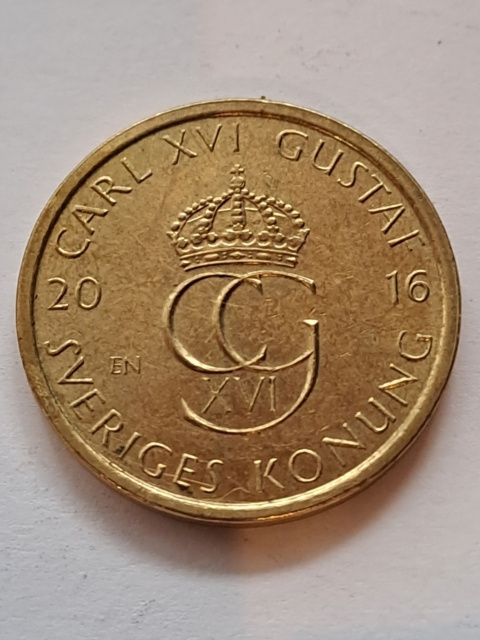 Szwecja 5 Koron 2016 r Szwecja 5 Koron 2016 r