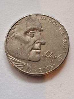 USA 5 Centów Jefferson 2005 r