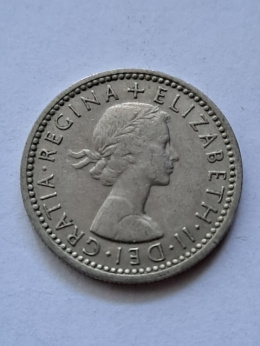 Wielka Brytania 6 Pence 1962 r