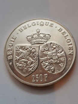 Belgia 250 Franków 1995 r stan 1-