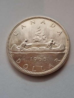 Kanada 1 Dolar Elżbieta II 1965 r