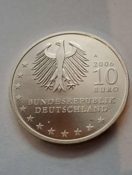 Niemcy 10 Euro 800 Lat Drezna 2006 r