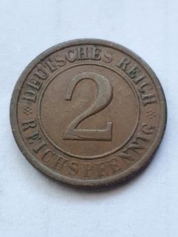 Niemcy 2 Pfennig 1925 r Litera A