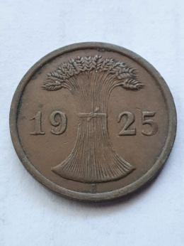 Niemcy 2 Pfennig 1925 r Litera A