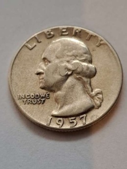 USA 1/4 Dollara Waszyngton 1957 r