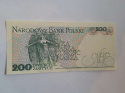 Banknot 200 zł Jarosław Dąbrowski 1988 r seria EK Banknot 200 zł Jarosław Dąbrowski 1988 r seria EK