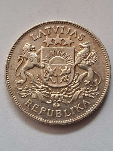 Łotwa 2 Łaty 1925 r Łotwa 2 Łaty 1925 r