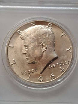USA 1/2 Dollara Kennedy 1964 r D