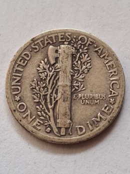 USA 5 Centów Mercury 1936 r S