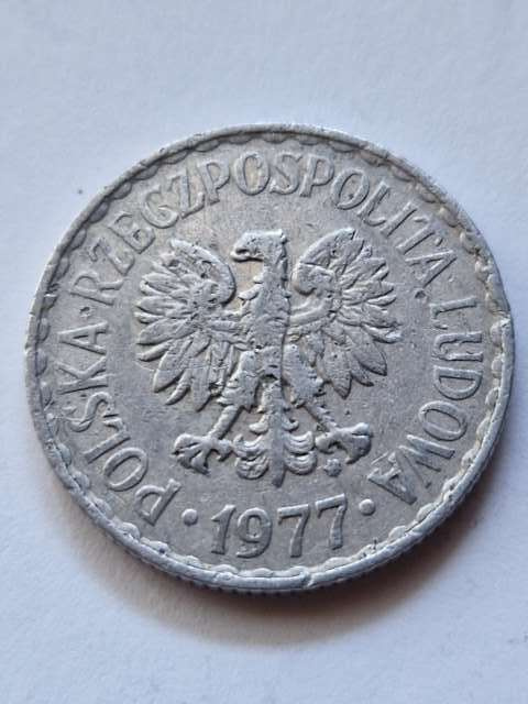 1 złoty 1977 r 1 złoty 1977 r