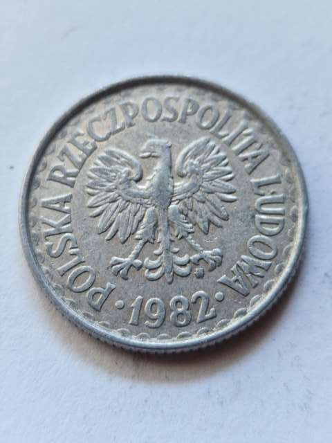 1 złoty 1982 r 1 złoty 1982 r