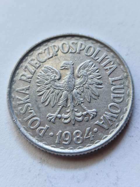 1 złoty 1984 r 1 złoty 1984 r