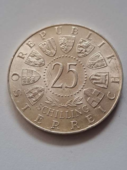 Austria 25 Schilling Bazylika Mariazell 1157-1957 r