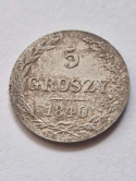 Królestwo Polskie 5 Groszy 1840 r MW Królestwo Polskie 5 Groszy 1840 r MW