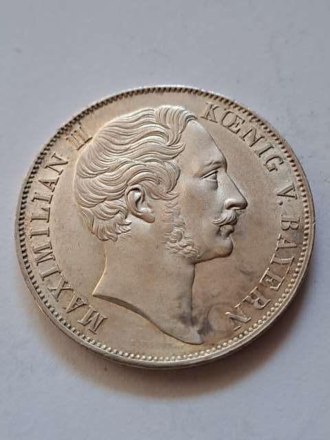 Niemcy 2 Guldeny Kolumna Madonny 1855 r Niemcy 2 Guldeny Kolumna Madonny 1855 r