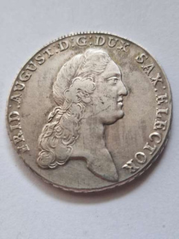 Niemcy Talar August III Saksonia 1783 r