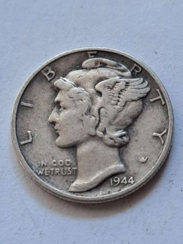 USA 10 Centów Mercury 1944 r