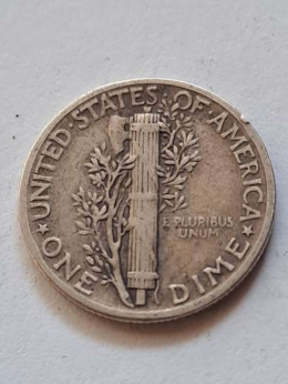 USA 10 Centów Mercury 1945 r