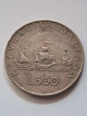 Włochy 500 Lirów 1960 r Włochy 500 Lirów 1960 r