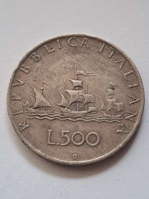 Włochy 500 Lirów 1960 r Włochy 500 Lirów 1960 r