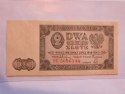 Banknot 2 zł 1948 r seria BR Banknot 2 zł 1948 r seria BR