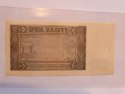 Banknot 2 zł 1948 r seria BR Banknot 2 zł 1948 r seria BR