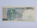 Banknot 200 zł Jarosław Dąbrowski 1986 r seria DR stan UNC Banknot 200 zł Jarosław Dąbrowski 1986 r seria DR stan UNC