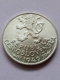 Czechosłowacja 100 Koron Wydobycie Srebra 1949 r Czechosłowacja 100 Koron Wydobycie Srebra 1949 r