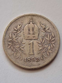 Austria 1 Korona Franciszek Józef I 1893 r Austria 1 Korona Franciszek Józef I 1893 r