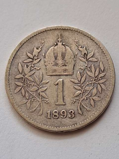 Austria 1 Korona Franciszek Józef I 1893 r Austria 1 Korona Franciszek Józef I 1893 r