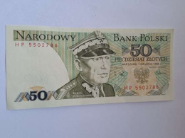 Banknot 50 zł Karol Świerczewski 1988 r seria HP