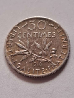 Francja 50 Centimes 1916 r