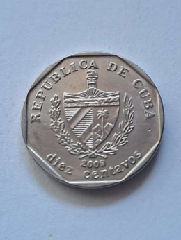 Kuba 10 Centavos 2009 r