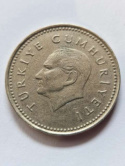 Turcja 2500 Lira 1991 r Turcja 2500 Lira 1991 r