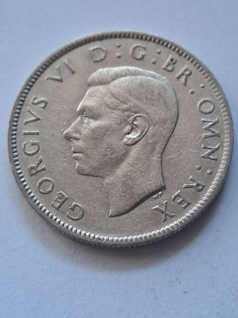 Wielka Brytania 2 Szylingi Jerzy VI 1942 r Wielka Brytania 2 Szylingi Jerzy VI 1942 r