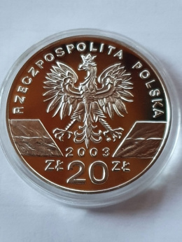 20 zł Węgorz Europejski 2003 rok