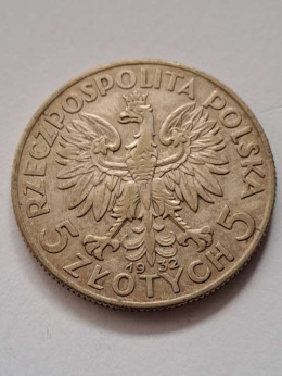 5 zł Głowa Kobiety 1932 r