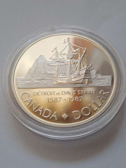 Kanada 1 Dolar Cieśnina Davisa 1987 r