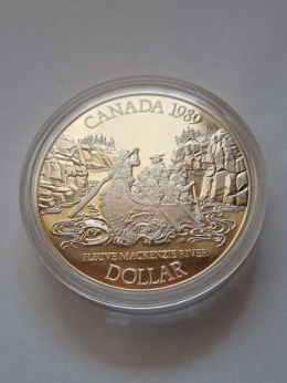 Kanada 1 Dolar Rzeka Mackenzie 1989 r