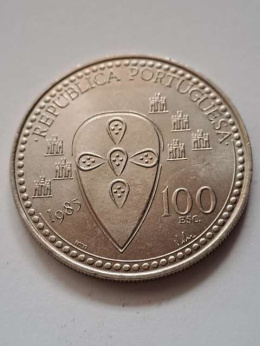 Portugalia 100 escudo D. Afonso Henriques 1985 r