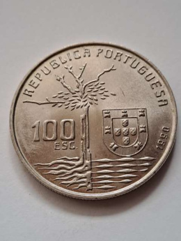 Portugalia 100 escudo C. Castelo Branco 1990 r