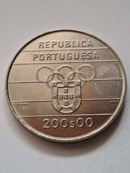 Portugalia 200 escudo Olimpiada Barcelona 1992 r